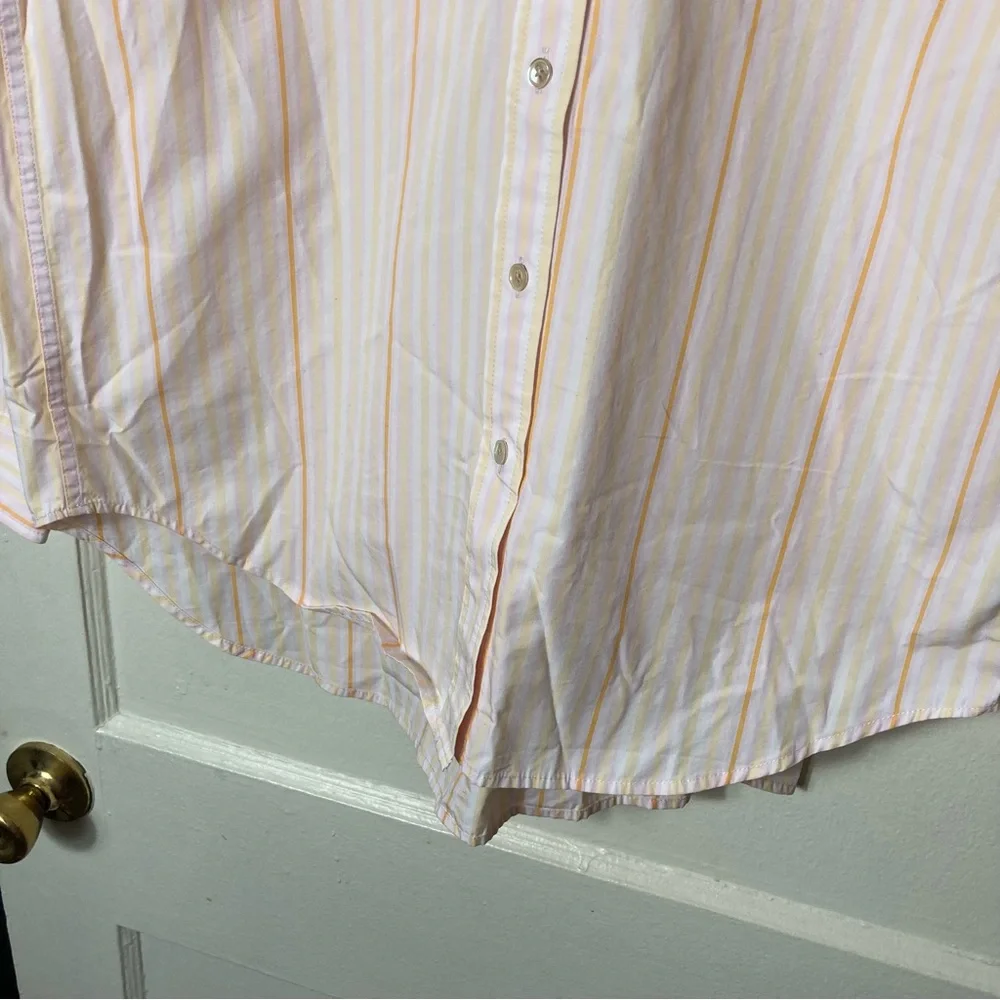 Aritzia Wilfred free barlowe relaxed button down shirt apricot S oversized NWT - Picture 4 of 9